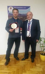 Priznanje za osebne doprinose v športni znanosti članov Oddelka za preučevanja zdravja