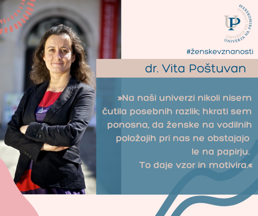 ŽENSKE V ZNANOSTI – Intervju z dr. Vito Poštuvan