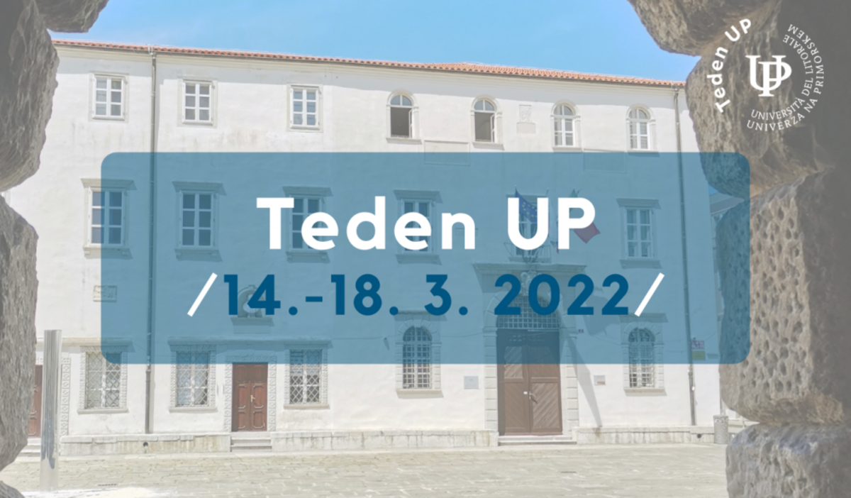 Pričel se je Teden Univerze na Primorskem