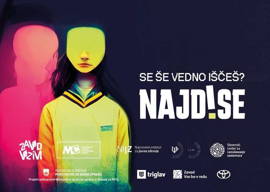 Najdi.se – spletni most do destigmatizacije duševnih stisk med mladimi
