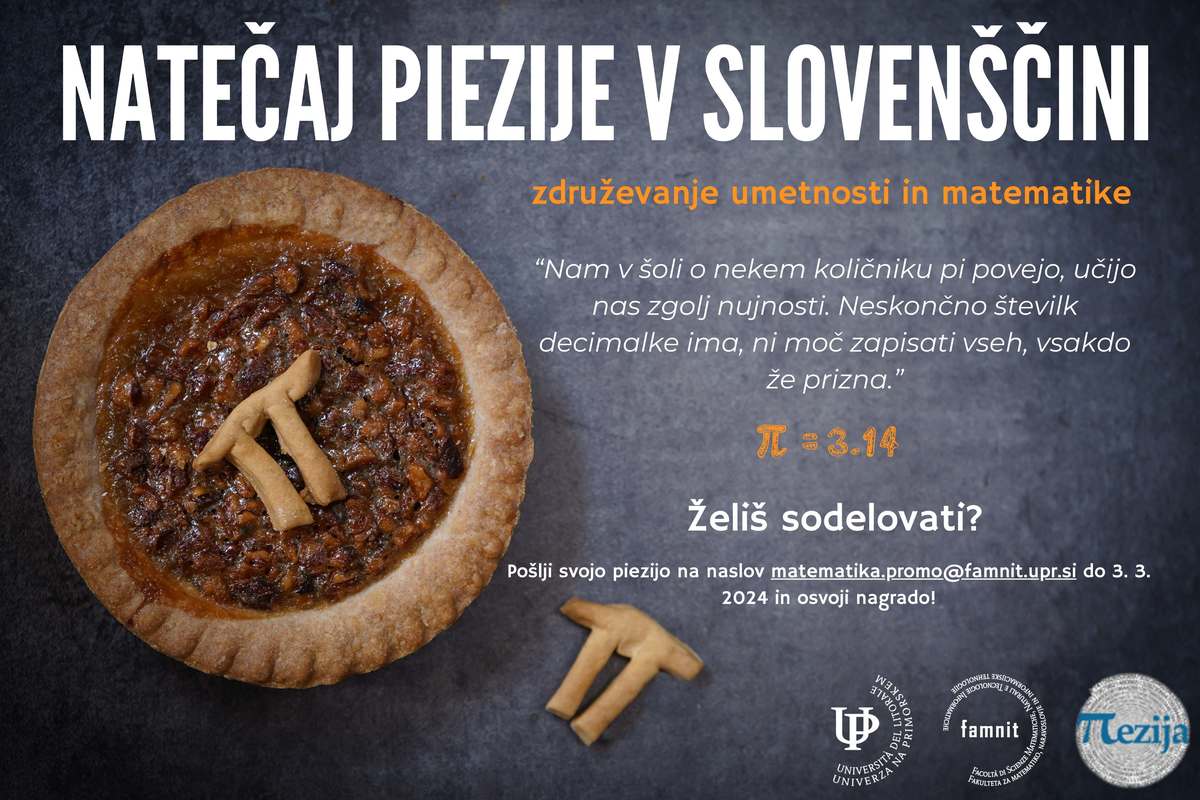 Združevanje umetnosti in matematike z natečajem PIEZIJE