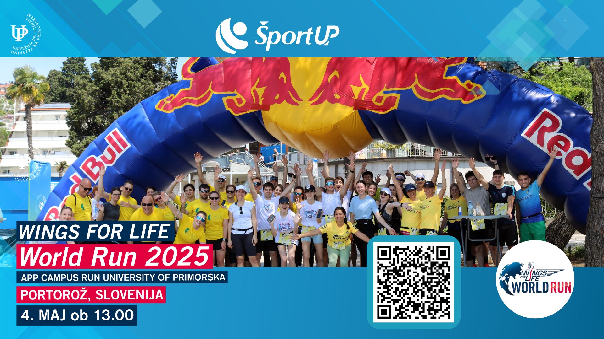 WING for LIFE: skupinski tek z aplikacijo v organizaciji UP
