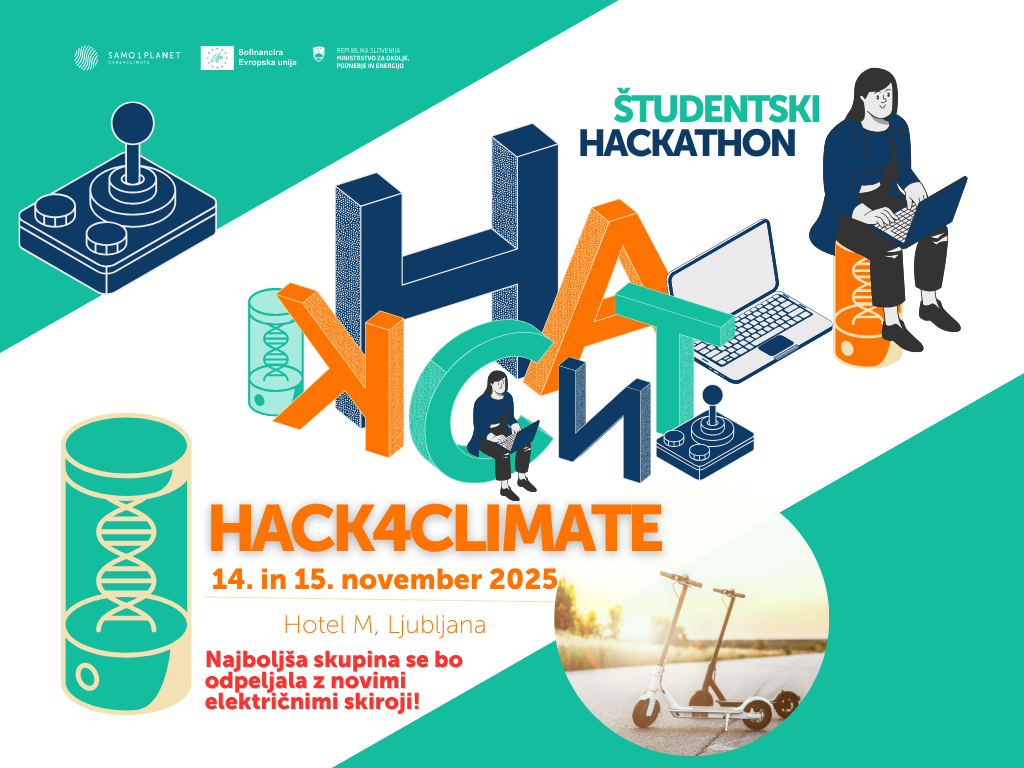 HACK4CLIMATE – 48 ur za komunikacijo trajnostne gradnje kot pametne rešitve
