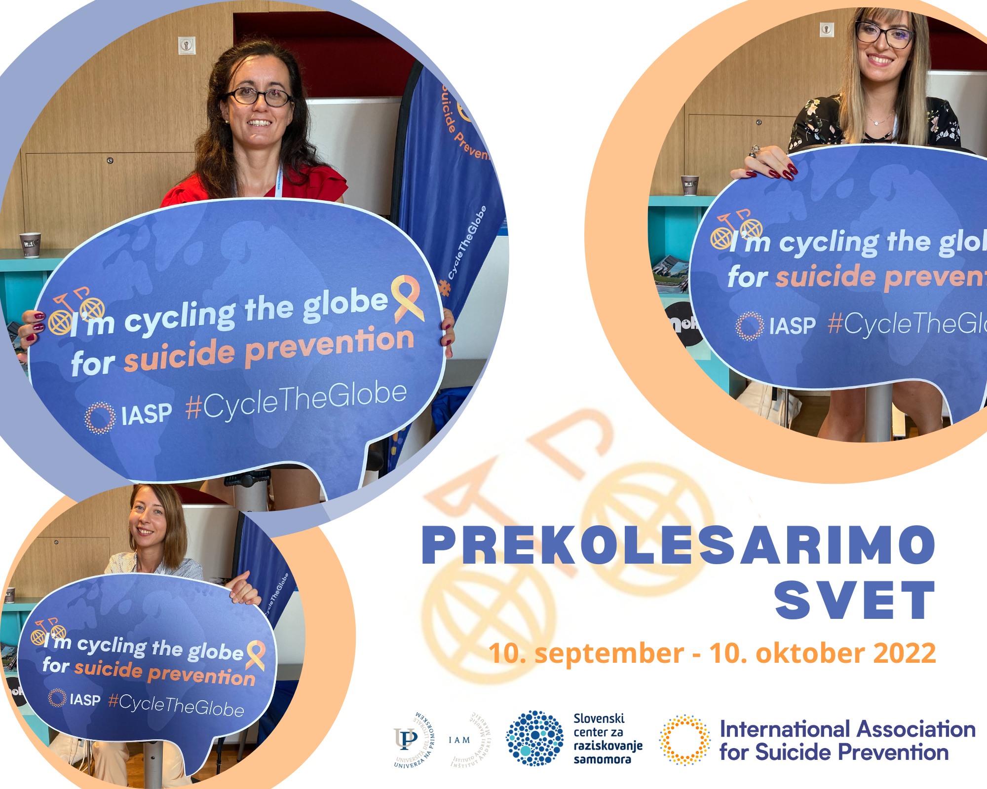 This year we »Cycle Around the Globe« for Suicide Prevention