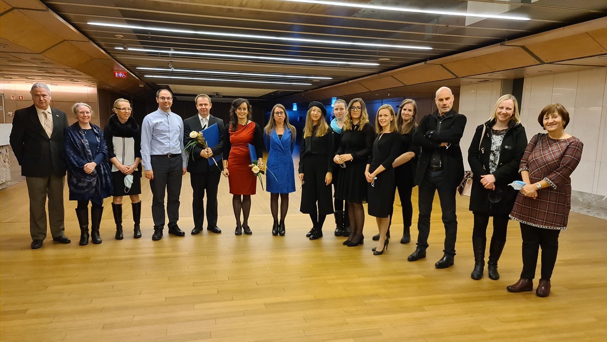 Dr. István Kovács and Dr. Vita Poštuvan awarded with the prestigious Zois Award and Certificate of Recognition