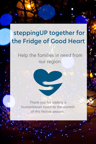 steppingUP together for the Fridge of Good Heart