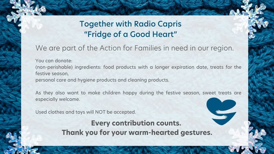 SteppingUP for the charity action Fridge of Good Heart
